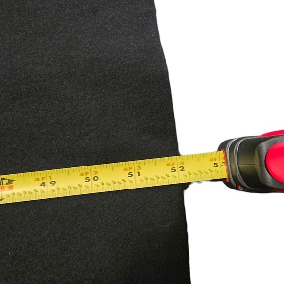 Harve Benard Vintage Black Long A-Line Wool Blend Coat Sz 10 - Picture 15 of 16